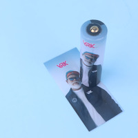 Manchon thermorétractable en PVC PET à haute isolation pour batteries cylindriques au lithium-ion 18650 21700 26650, protection par film rétractable