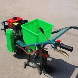Applicateur d'engrais manuel agricole, petite machine à essence à chenilles, motoculteur multifonctionnel pour champs arables - Product Image 2