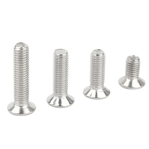 Tornillos de Cabeza Plana Avellanada de Acero Inoxidable 304, Recubiertos de Zinc, con Rosca Métrica, Autoperforantes, Mecanizados por CNC, Industriales - Product Image 3