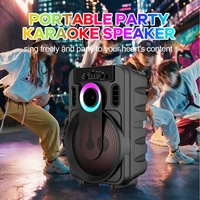 Haut-parleur portable Bluetooth 8 pouces haute puissance pour extérieur, idéal pour la danse de rue et les spectacles en direct - Vente en gros