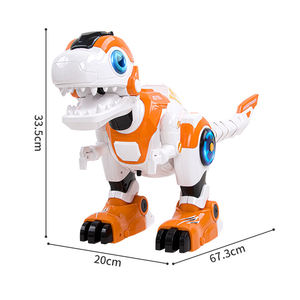 Nueva Llegada RC Robot Dinosaurio Juguete Eléctrico Control Remoto Dinosaurio Caminar Bailando T-Rex Juguetes <span class=keywords><strong>Dino</strong></span> Con Spray para Niños - Product Image 6