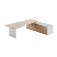 Bureau de direction modulaire moderne OEM avec prise de courant magnétique pour mobilier de bureau de PDG/Directeur