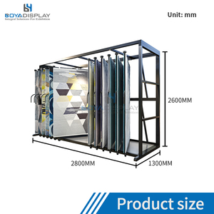 Kích thước tùy chỉnh miễn phí đứng kim loại độc lập khung thảm thảm chuyển trang Rack hiển thị cho triển lãm - Product Image 2
