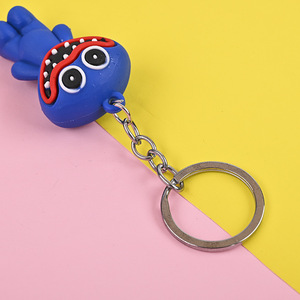 Nouveau porte-clés créatif en PVC souple, léger, imperméable, dessin animé, cadeau - Product Image 6