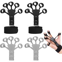 Entrenador de fuerza de muñeca con agarre de 2 piezas, ejercitador y fortalecedor de dedos de manos para terapia de manos, mejora la potencia de tu mano y alivia el dolor