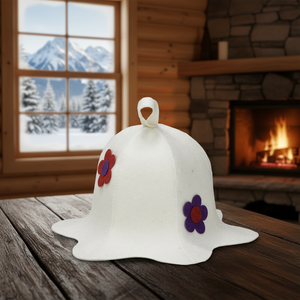 Men's Luxury Eco-Friendly Soft Thermal Felt Beanie with Adjustable Custom Logo for Spa <b>Sauna</b> Bath & Outdoor Use Warm Insulated - Product Image 4