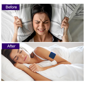 Addormentarsi più velocemente adesivo senza farmaci per la melatonina sulla pelle cerotti transdermici per il sonno dell'alito buono - Product Image 4