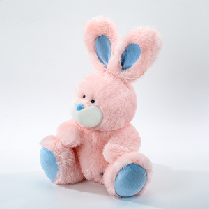 Peluche de Conejo <span class=keywords><strong>Bonnie</strong></span> Gris Personalizado al por Mayor, Muñeco de Conejo de Orejas Largas para Regalos de Pascua y San Valentín, Animal de Peluche con MOQ Bajo - Product Image 3