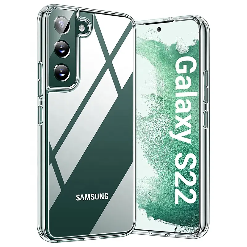 Soxy — coque de téléphone portable transparente, étui en cristal, accessoires de téléphone pour Samsung S22U S22 + S22, nouveau