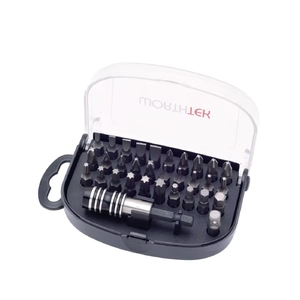 Jeu de tournevis multi-embouts portable (32 pièces) à changement rapide - personnalisation acceptée - Product Image 2