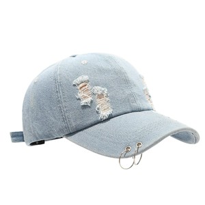 Nueva Gorra de Béisbol de Mezclilla Lavada Estilo Vintage Deportiva y a la Moda con Hebilla Metálica para Fiestas y Actividades al Aire Libre - Product Image 5