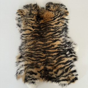 Pelle <span class=keywords><strong>di</strong></span> Coniglio Vera con Stampa Leopardata e Tigrata, Morbida Pelle per Artigianato Fai-da-Te, Fodere, Abbigliamento - Product Image 4