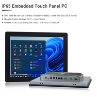 Fabrika Çıkışlı 15 İnç Endüstriyel Dirençli Dokunmatik Ekran Panel Tablet PC Entegre Hepsi Bir Arada Bilgisayar Stokta