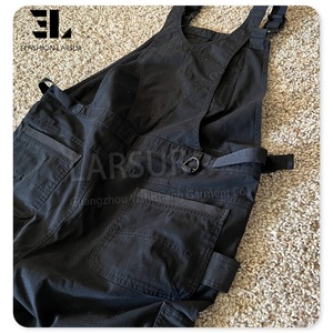 LARSUR Custom Distressed Relax Fit Twill Work Overall <strong>Men</strong> Carpenter Cargo <strong>Worker</strong> Denim <strong>Jeans</strong> Overall Workwear Canvas Jumpsuit - Product Image 5