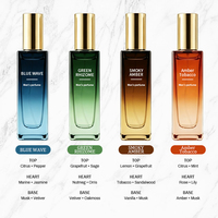 Set de Descubrimiento de Fragancias Amaderadas para Hombre, Notas de Sándalo, Cedro y Ámbar, Mini Perfume de Viaje, Caja de Regalo, Venta al Por Mayor