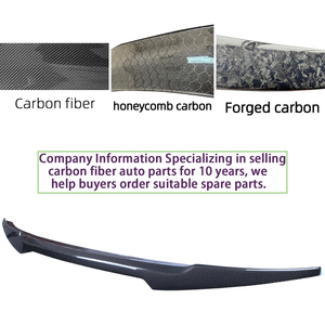 For A3 S3 RS3 8V M4 Style Real Carbon Fiber Material Rear Spoiler Trunk Wing 2013-2020 - Product Image 4