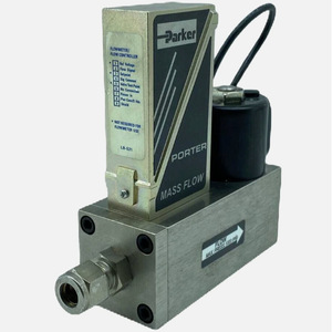 Controlador de Flujo Másico Parker Porter 100SLM, Medidor de Flujo de Gas de Acero Inoxidable - Product Image 3
