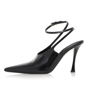 Talons hauts et fins évidés latéraux avec logo personnalisé Chaussures habillées pour femmes Sandales à lanières croisées avec boucle pour femme <span class=keywords><strong>Escarpins</strong></span> pour rencontres - Product Image 4