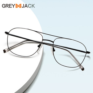 Gafas de Metal Rectangulares Greyjack Me2009, Montura Completa Ligera Unisex con Bisagras de Resorte - Product Image 1