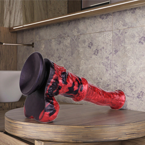 Superlange fantasiedier-dildo, grote paardenpenis, sterke zuignap, zachte anale seksspeeltjes voor vrouwen, vagina-orgasme, masturbatie. - Product Image 4