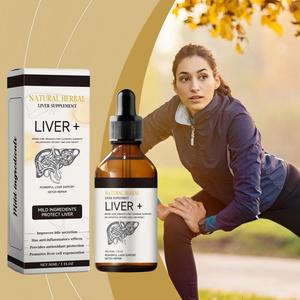 Оптовые премиальные натуральные травяные капли для детоксикации печени для взрослых, очищение печени и поддержка метаболизма, 100% натуральный экстракт - Product Image 3