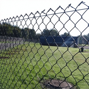 Esgrima de eslabones de cadena de calibre 9 industrial de servicio pesado de 6 pies x 50 pies, acero galvanizado de PVC para jardín, campo agrícola, modelado 3D incluido - Product Image 1