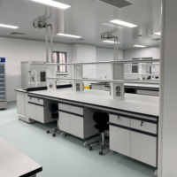 Table de laboratoire moderne pour salle de classe d'enseignement supérieur, en acier et bois EVERGREAT, pour atelier et hôpital, avec des caractéristiques avancées