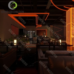 Luxe Strip Club Discothèque Bar Lounge Meubles <span class=keywords><strong>Restaurant</strong></span> Stand Rouge Velours Tissu Vip Lounge <span class=keywords><strong>Karaoké</strong></span> Canapés pour Boîte de Nuit - Product Image 4