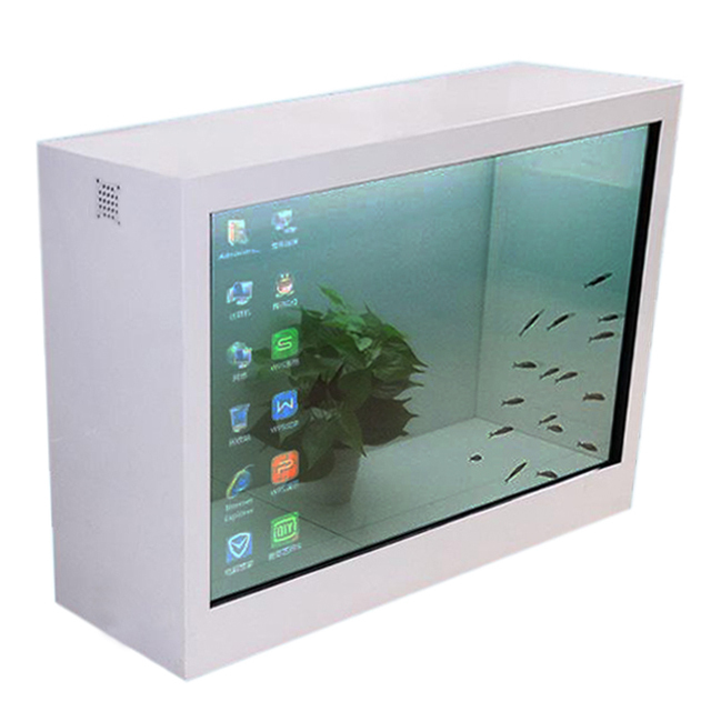Transparent LCD Window Cabinet Display Advertising Sets Digital Screen for Advertising