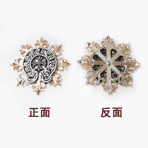 <span class=keywords><strong>Funda</strong></span> Celimi Cross para teléfono con decoración metálica para <span class=keywords><strong>iPhone</strong></span>, estilo retro punk, accesorio artesanal de resina - Product Image 2