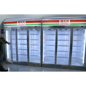 Ticari ekran buzdolabı süpermarket drinksCooler buzdolabı ticari ekran buzdolabı dikey ekran ekipmanları