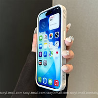 Coque créative en acrylique magnétique ajourée, effet peau, dissipant la chaleur, style méca mat pour iPhone 18/17/16/15 Pro Max