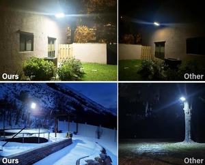 Lampadaires solaires 600W 800W 1000W à détection de mouvement et télécommande, allumage automatique du crépuscule à l'aube, pour jardin, entrée, garage, porche - Vente chaude - Product Image 6