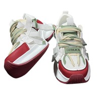 Sepatu Pria Trendi Model Musim Panas Gugur Terbaru, Slip-on Rendah, Bahan Mesh Bernapas, Nyaman, Kasual, Sol Tebal, Penambah Tinggi