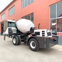 Mini camion malaxeur à béton autochargeur 0,5 m³ Euro 5, petit malaxeur à ciment mobile diesel, fabricant