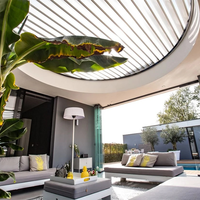 Pare-soleil universel fixe/réglable, vitre en aluminium, stores, lame