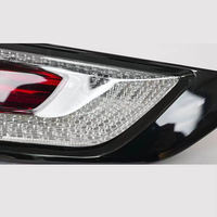 TEGARRY Luces Traseras LED de Alta Calidad Estilo Turbo para Cayenne 2024- 9y0.2, de Bajo a Alto, Material PP Rojo, Fácil Instalación