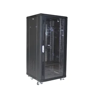 wall mount network cabinet Custom Design 20u Rackmount Glass Door Server Cabinet 600mm Deep