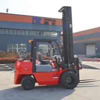Chariot élévateur GPL fiable au meilleur prix, 3 tonnes, 3,5 tonnes, 4 tonnes, 5 tonnes, CE, nouveau moteur, tout-terrain, prix abordable