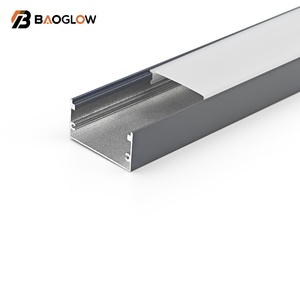 Factory 40*20 Black Customized Outdoor Rgb Led Profile <b>Light</b> for Aluminum Profile <b>Light</b> for Surface Roof 20mm Channel Costmazing - Product Image 2