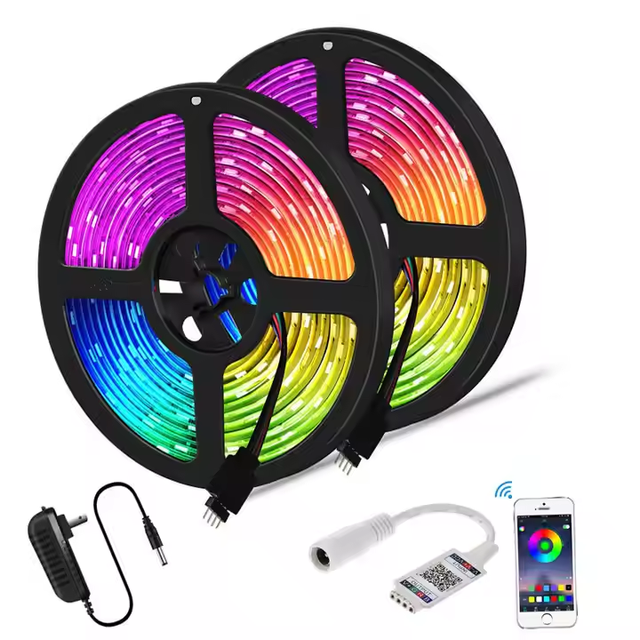5V Low Voltage Smart RGB LED Christmas Strip Set Waterproof Wifi Music Light with USB for Bluetooth Voice Control and EPistar