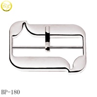 Guangzhou personnalisé chaussures accessoires boucle de pin en métal de moulage mécanique sous pression boucle de ceinture avec clip