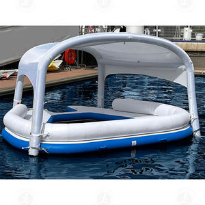 Tente d'île flottante <span class=keywords><strong>de</strong></span> <span class=keywords><strong>camping</strong></span> en plein air robuste tente d'ombrage gonflable à plate-forme flottante <span class=keywords><strong>de</strong></span> mer à vendre - Product Image 4