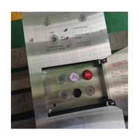 Panneau de commande de l'ascenseur ASME sur mesure avec bouton d'assistance d'urgence et clé multiple