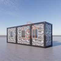 DXH Fabricant chinois de maisons préfabriquées isolées sur mesure, maisons préfabriquées à plafond haut, appartement hivernal en conteneur préfabriqué