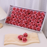 Kunstmatige Zeeprozen 7 CM 50 Stuks Per Doos 3-laags Natuurlijke Aanraking Handgemaakte Cadeaubloemen Bruiloft Moederdag Valentijnsdag