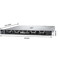Serveur Rack 1U PowerEdge R350 avec processeur Xeon E-2336 6C, 16 Go DDR4, 2x1 To, 4xLFF Hot-Plug, IDRAC9, PCIe Gen4 – En Stock