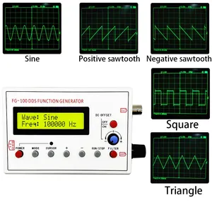 Generador de señal con función DDS, contador de frecuencia, módulo de fuente de señal de 1Hz-500KHz, seno + cuadrado + triángulo + forma de onda de diente de sierra - Product Image 6