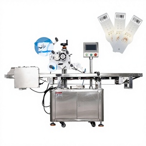 Étiqueteuse automatique à moteur PLC à aspiration sous vide avec alimentateur à friction pour sacs en film/feuille/papier – Machine d'étiquetage haute vitesse - Product Image 1