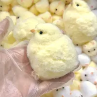 Jouet anti-stress Taba Squishy, jouet à presser mignon en TPR, vente chaude, poussin de Pâques, coquille moelleuse, jouet fidget mochi poulet, 14 ans et plus